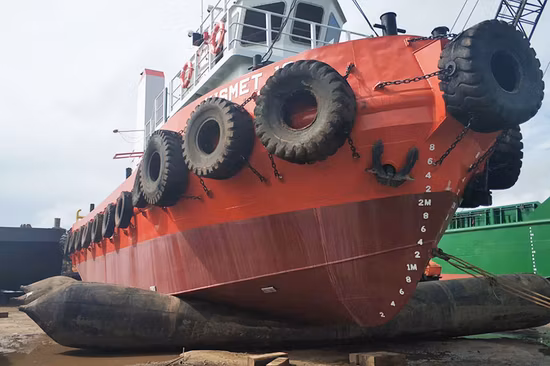 Customization Inflatable Marine Rubber Airbag for Ship Launching